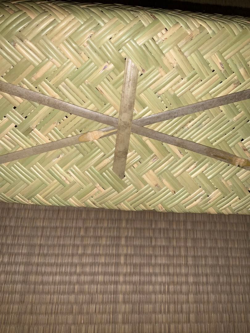 鳥越竹細工　市場かご　エコバッグ　ミニサイズ　一尺　新品　●特選●2個セット