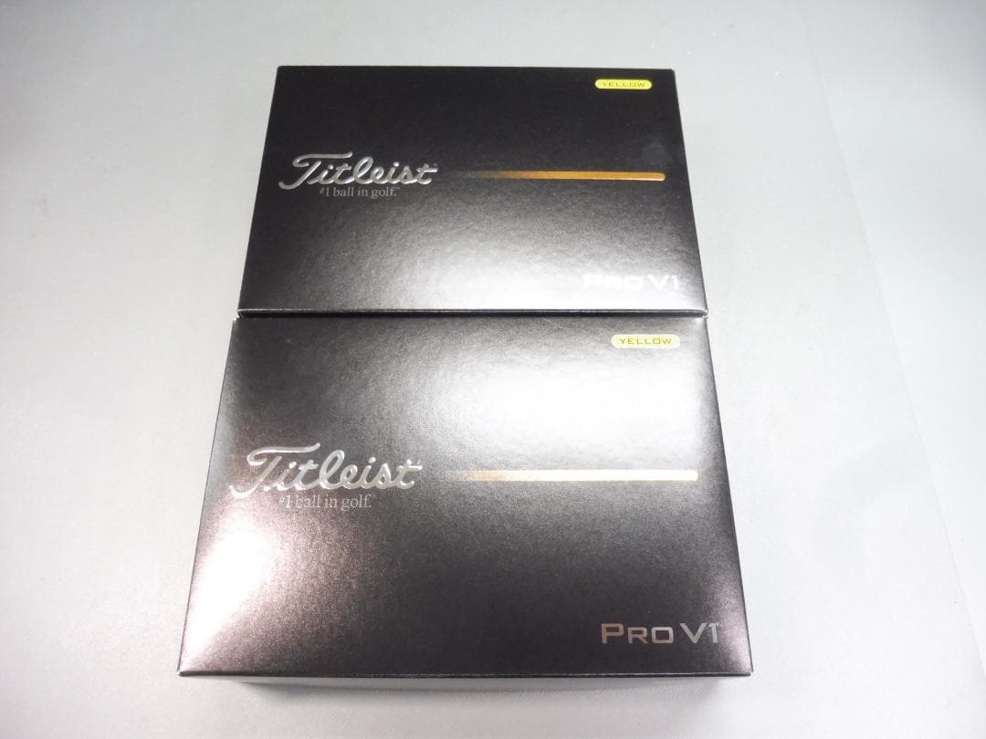 タイトリスト　PRO　V1　2025 イエロー　2ダース　未使用品