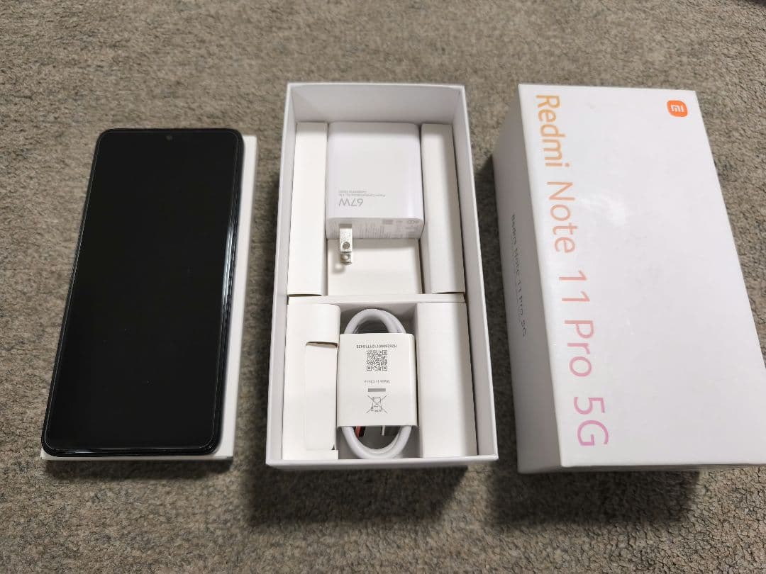 Xiaomi Redmi Note 11 Pro+ 5G グラファイトグレー