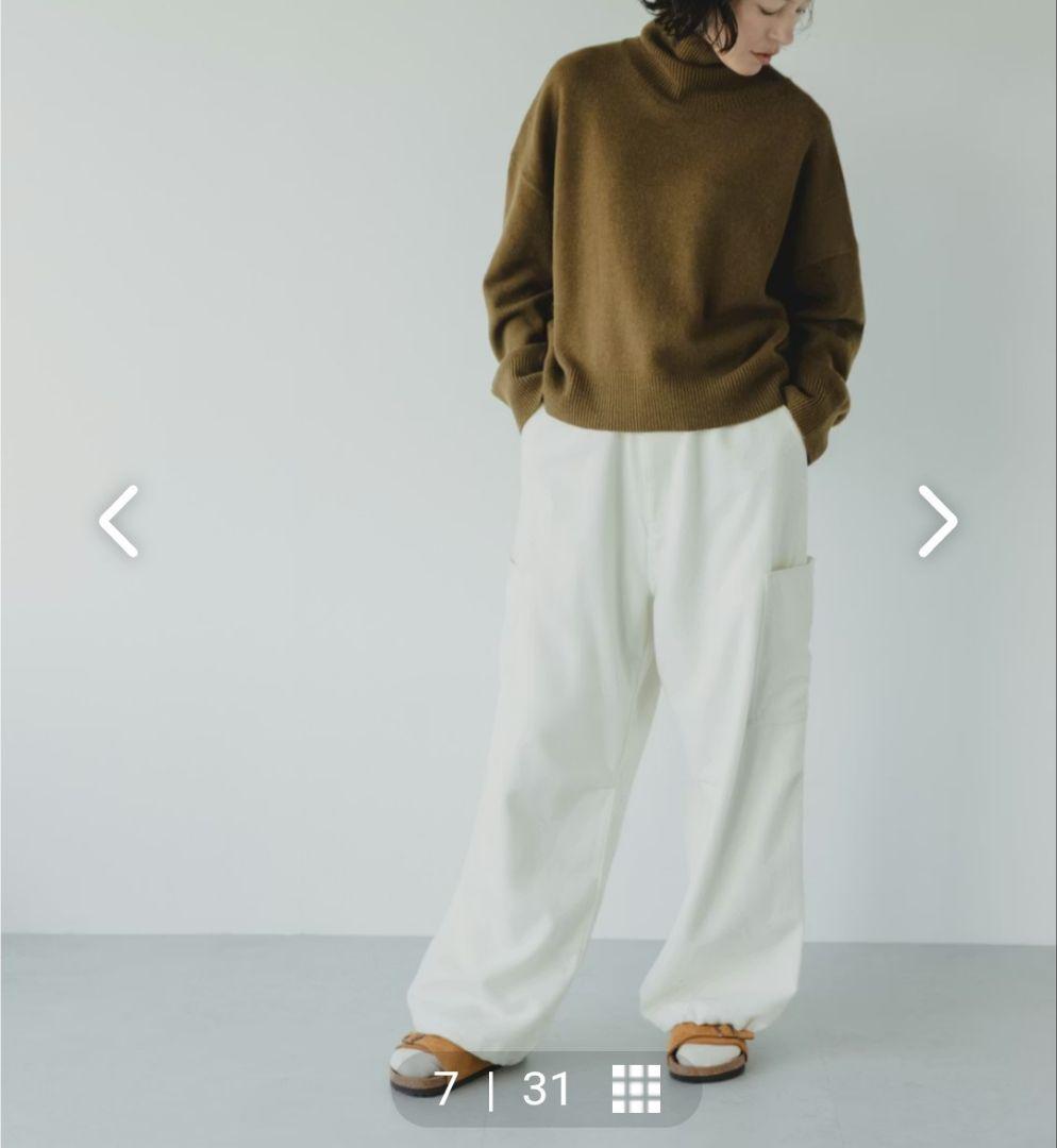 ウール100% カーゴパンツ