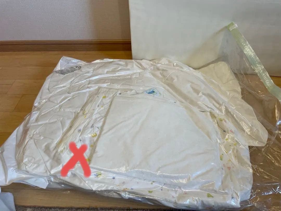 【美品】京都西川　ローズベビー 羽毛ふとん 10点セット 色:クリーム