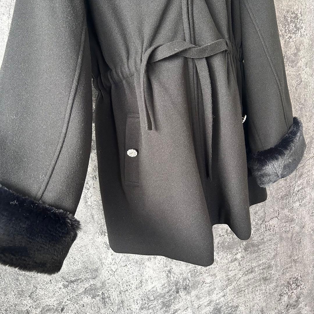 449 美品✨michellMacaron ミシェルマカロン Aラインコート