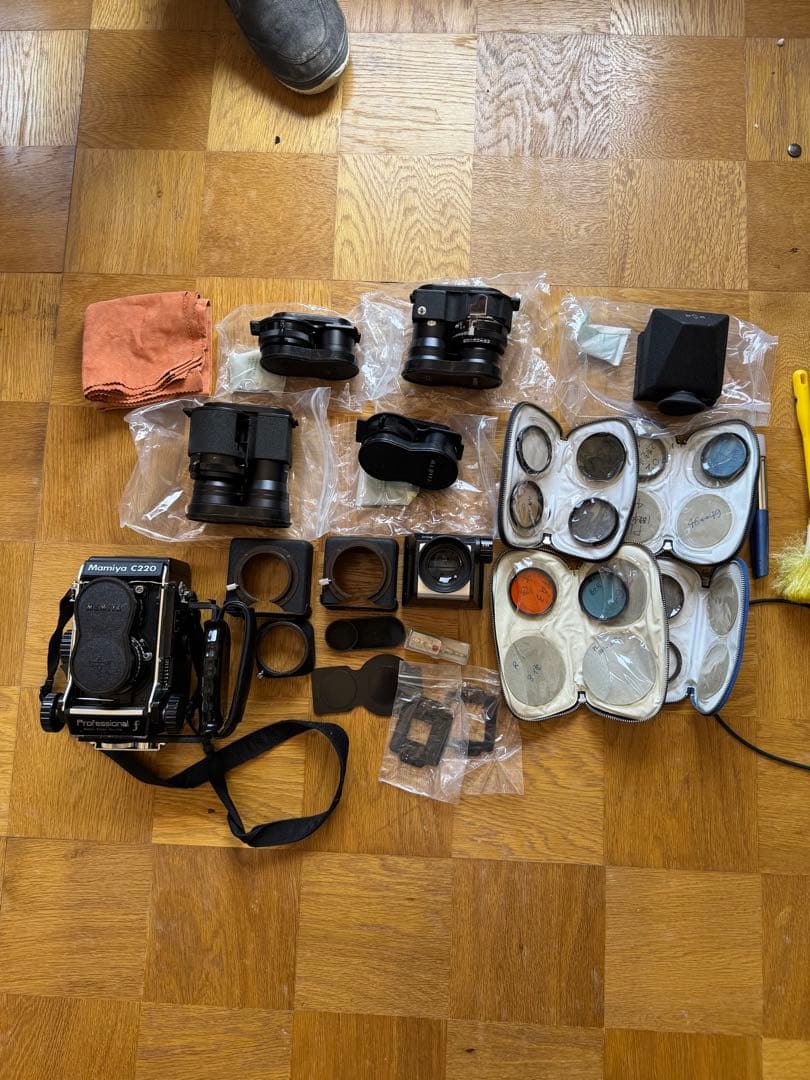フィルムカメラ mamiya c220 professional f