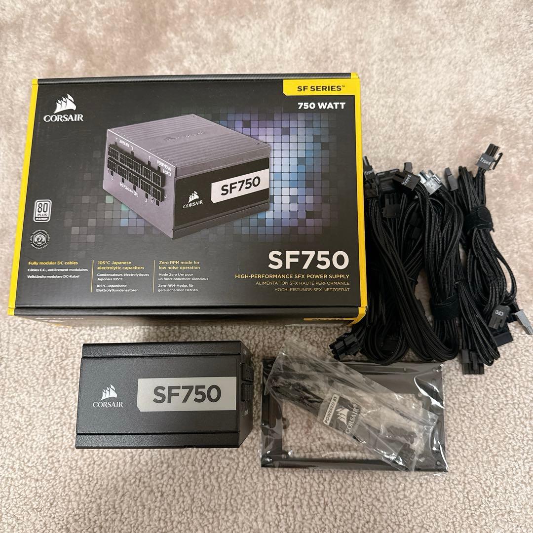 Corsair SF750 PC電源ユニット 80PLUS PLATINUM