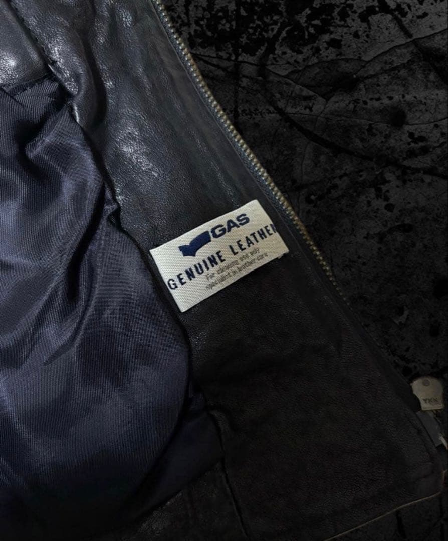 00s archive leather jacket y2k grunge 平成