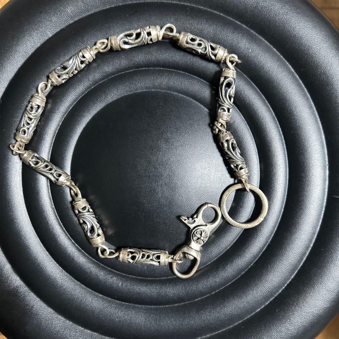 シルバー装飾ウォレットチェーン