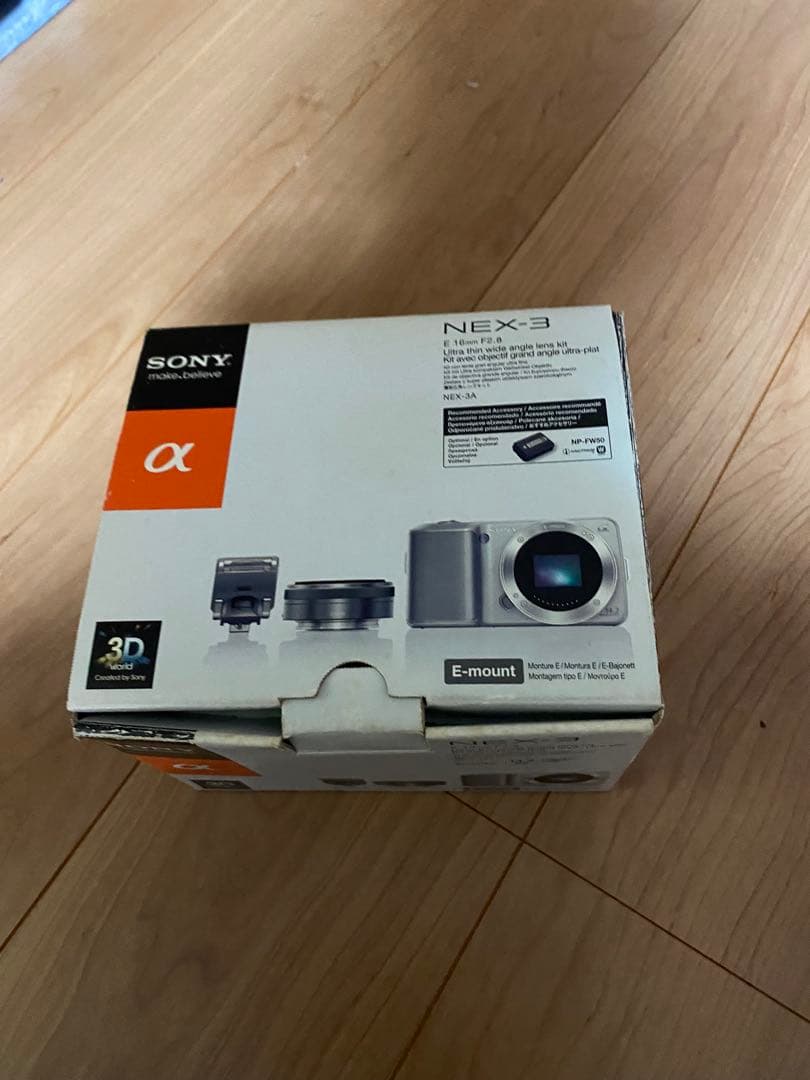 SONY NEX-3 ホワイト Eマウントレンズ付き