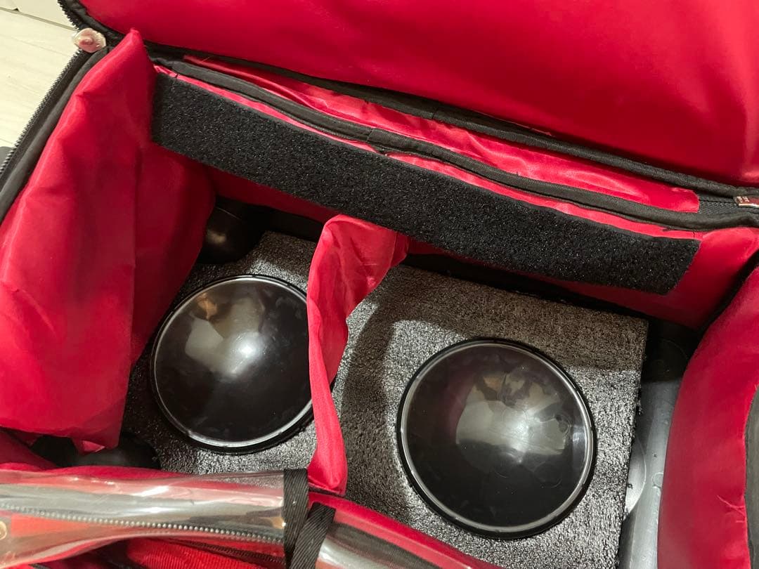 STORM 2ボールローラーバッグ 赤 キャスター付き