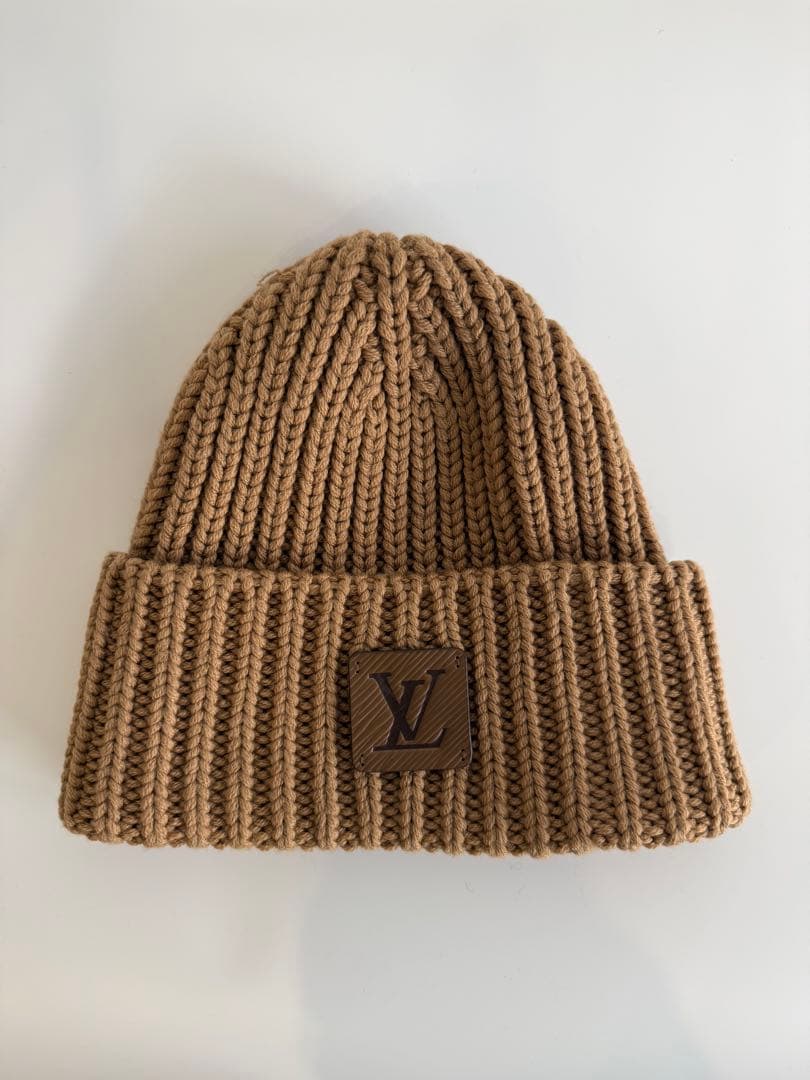 Louis Vuitton ベージュ ニット帽