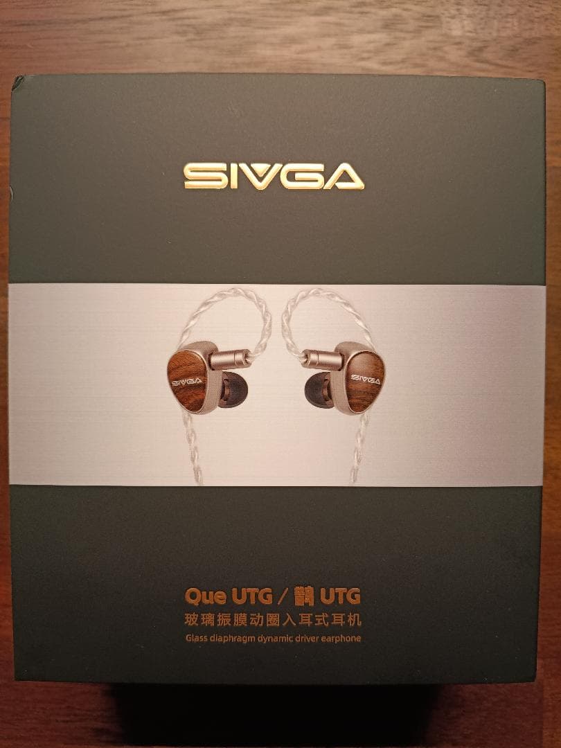 SIVGA QUE-UTG ガラス振動板イヤホン