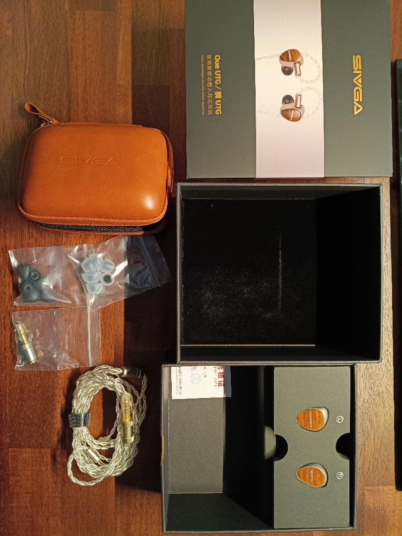 SIVGA QUE-UTG ガラス振動板イヤホン