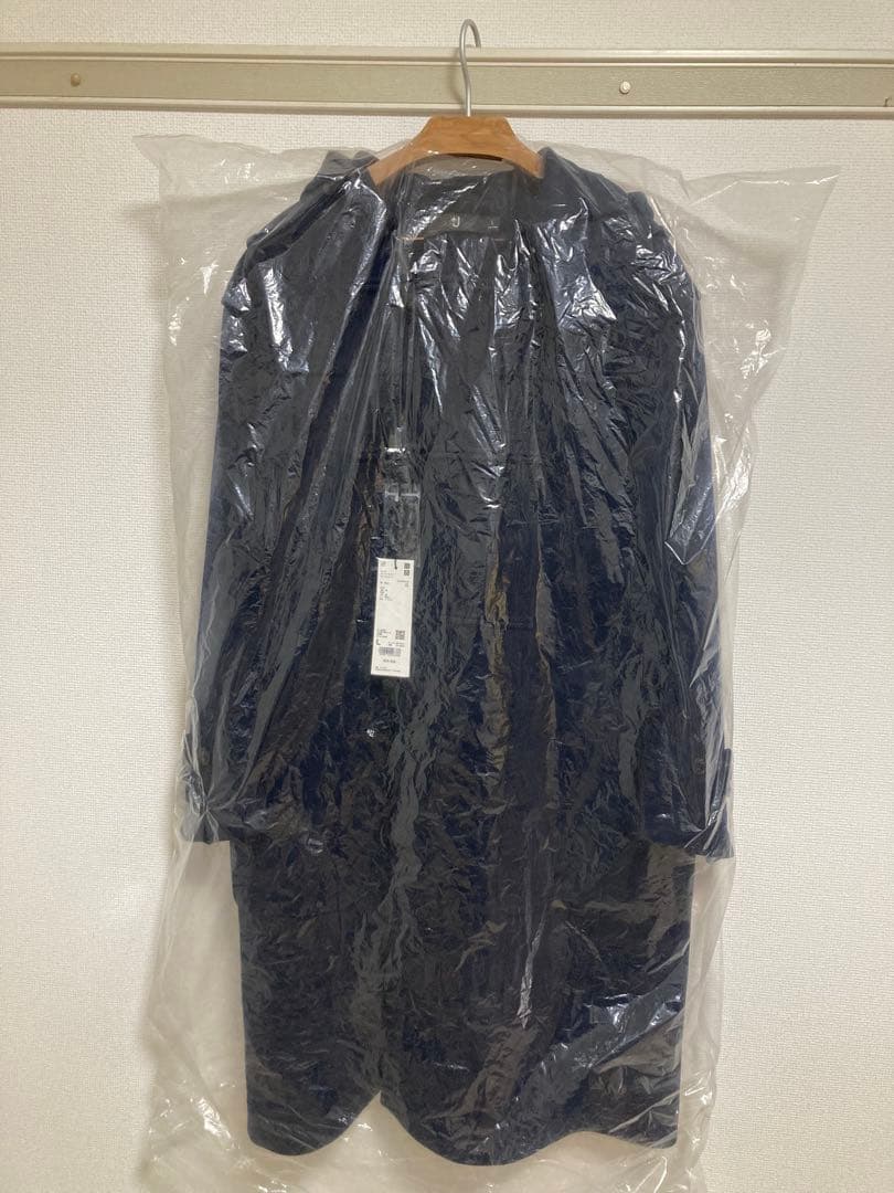 新品未使用 uniqlo プラスJ ネイビー ダッフルコート L
