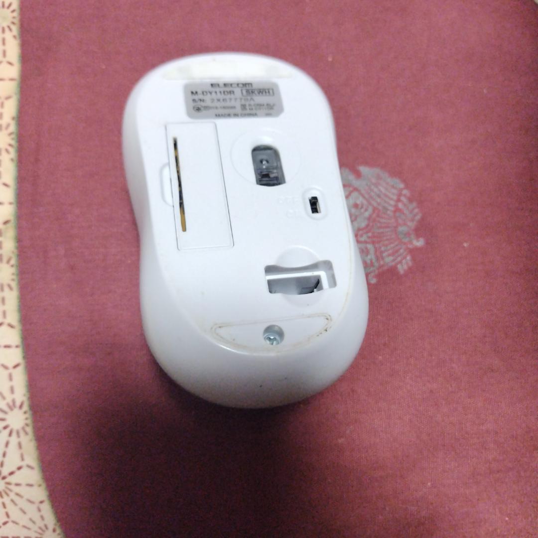 ELECOM ワイヤレスマウス ホワイト