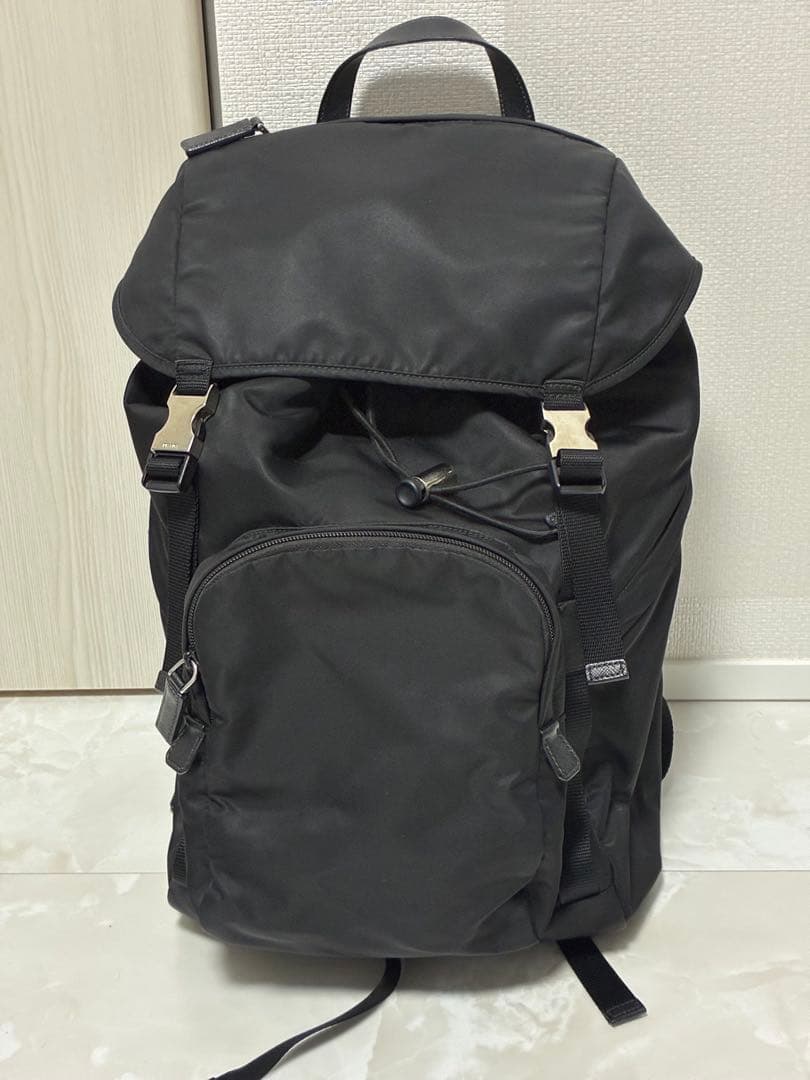 ブラック ナイロン リュック・バックパック