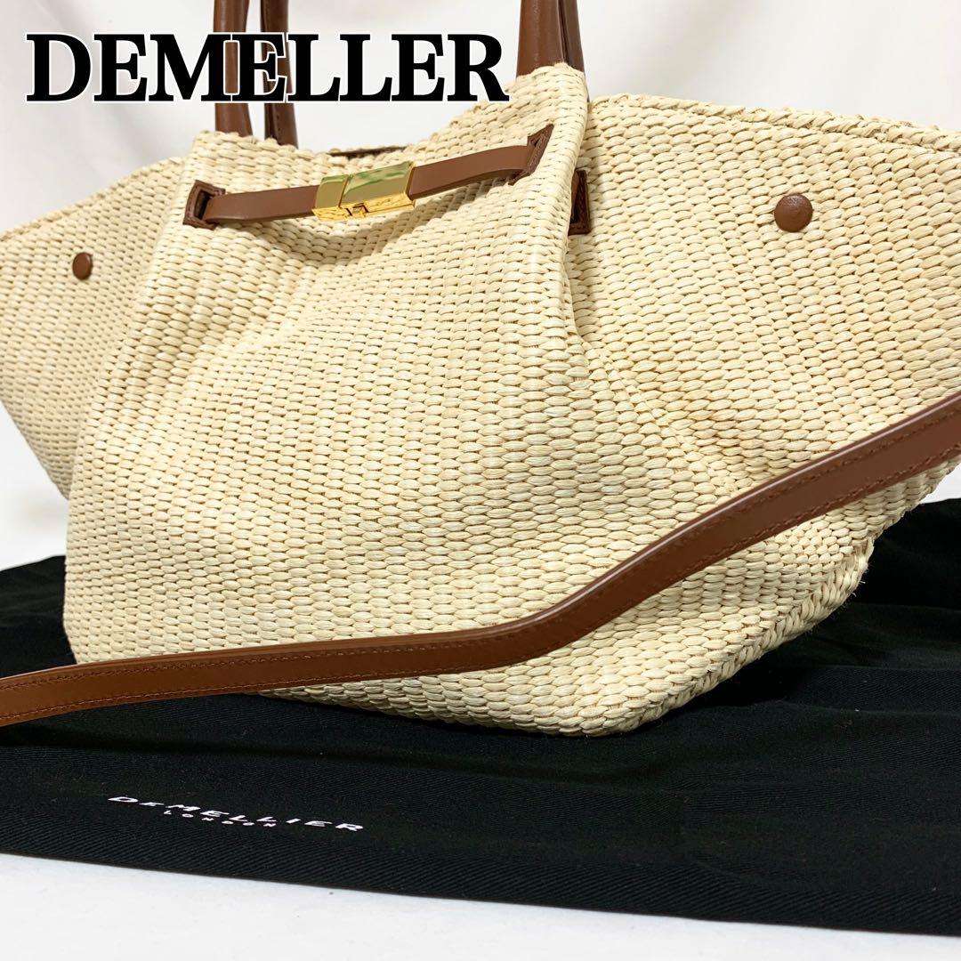 激レア✨DEMELLER 2way ショルダーバッグ ミディ ニューヨーク 美品
