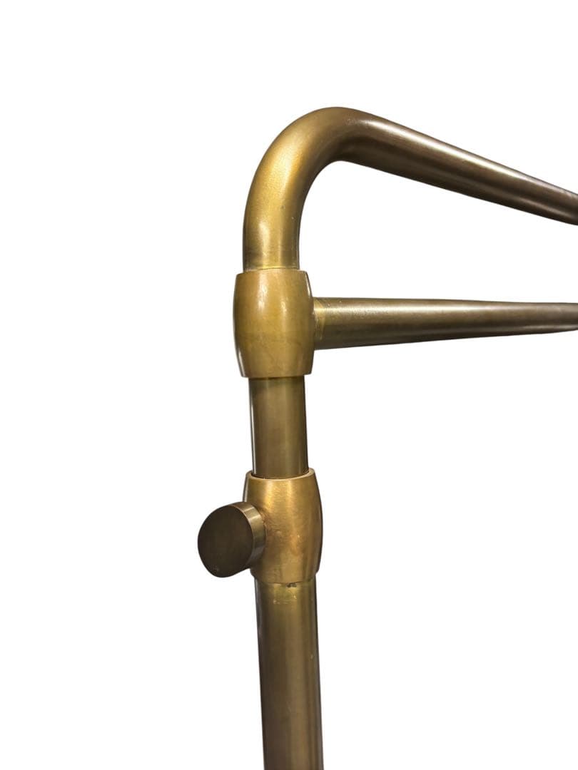 関東圏送料無料！西川金太郎 廃盤品 アンティーク真鍮ゴールドハンガーラック