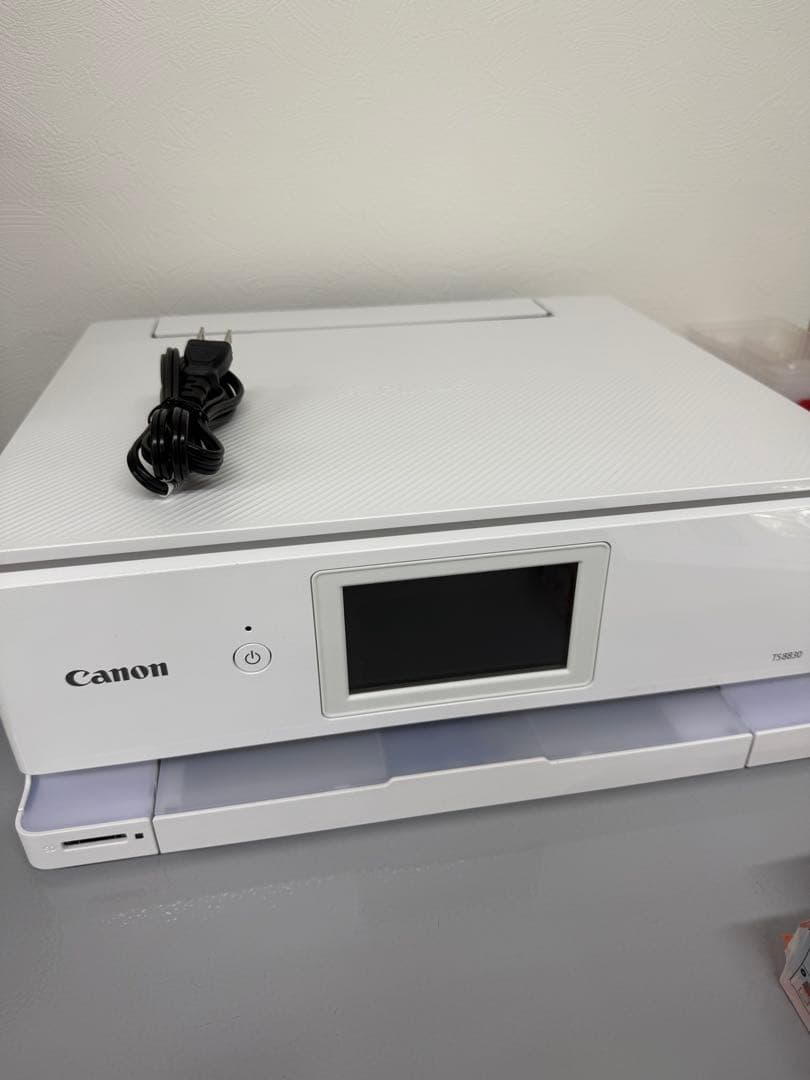美品 Canon キャノン TS8830 ホワイト 　インクおまけあり