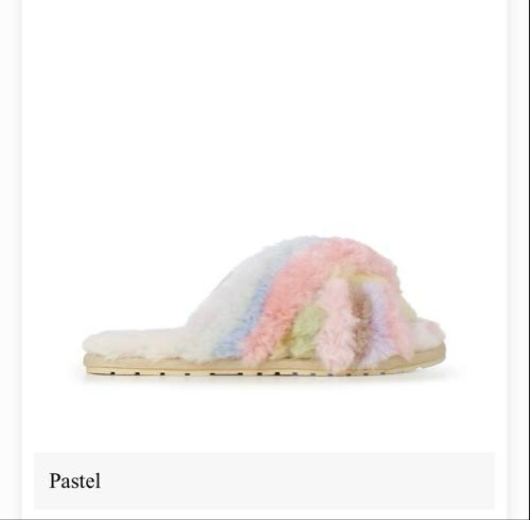 EMU Australia ムートン サンダル レインボー スリッパ