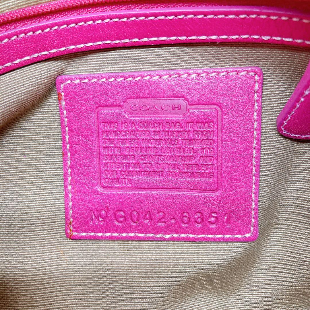 バッグ Coach Soho Hobo Suede Leather Pink Rare