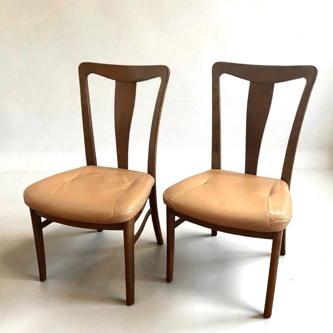 【良品】karimoku（カリモク） ダイニングチェア 高級家具　2脚セット