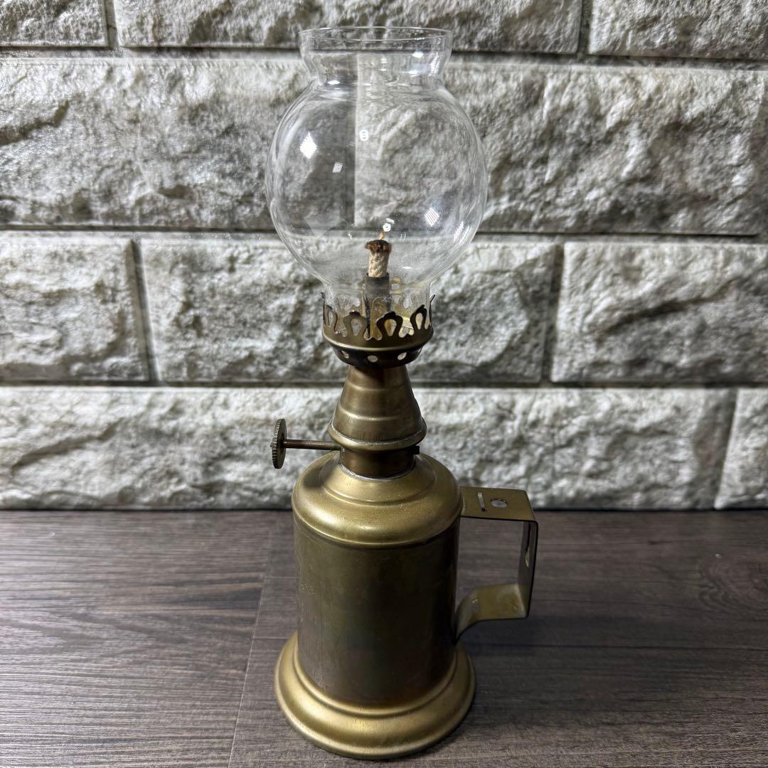フランス製 アンティーク ピジョンランプ Lampe Olympe オイルランプ