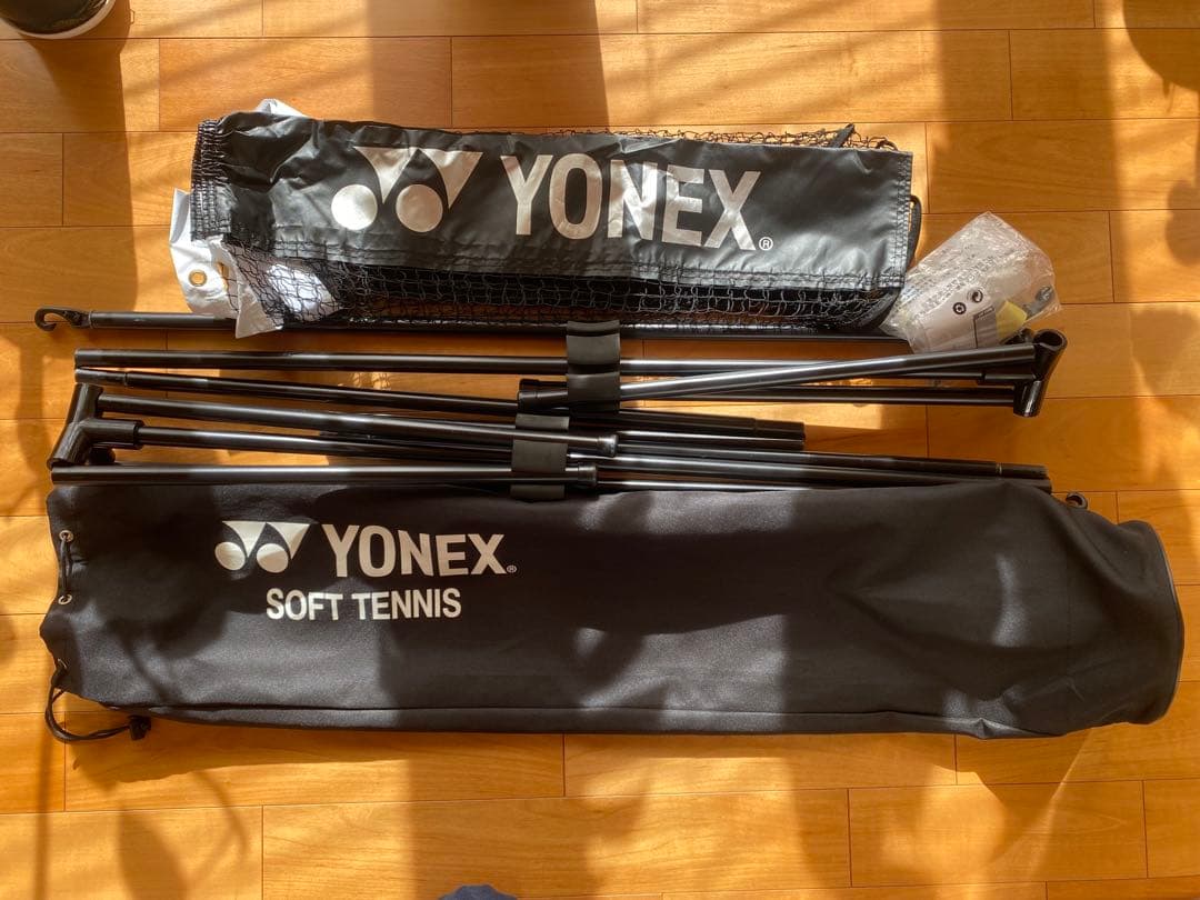 ヨネックス　ソフトテニス練習用ポータブルネット　ケース　説明書付き