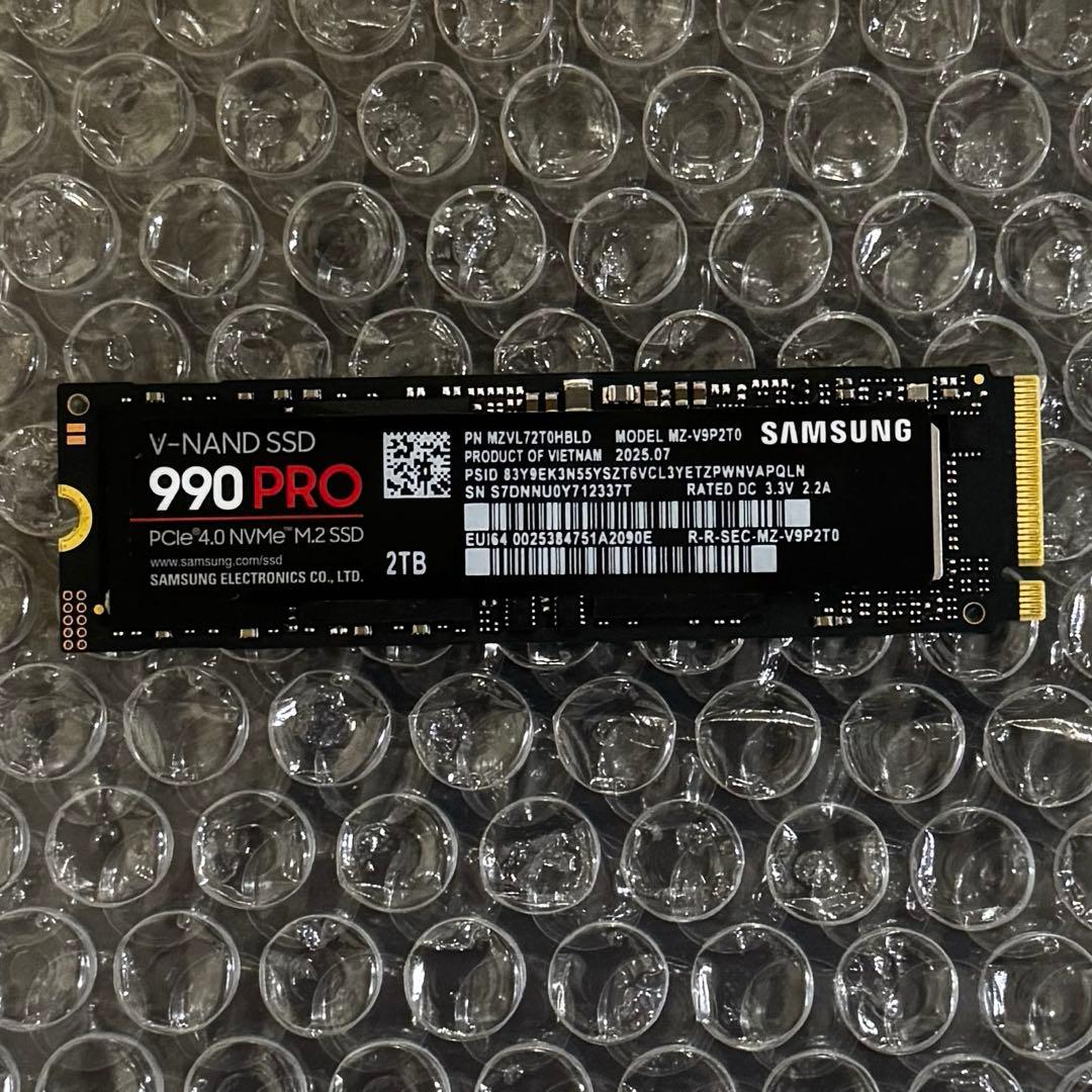 M.2 SSD Samsung 990 PRO 2TB ！