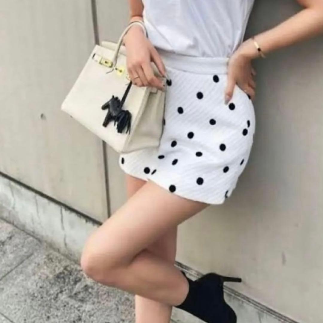 ＊美品＊sheller シェリエ／ツイードドットキュロット