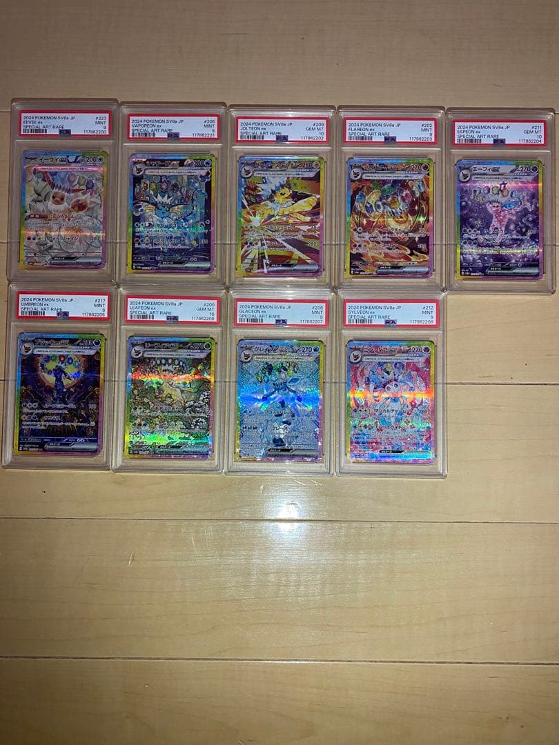 【そばそばそば】PSA10&9 9連番 テラスタルフェス ブイズ sar