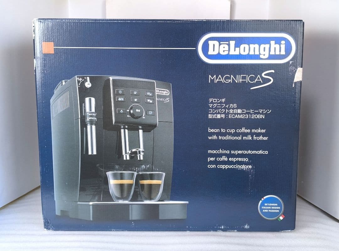 デロンギマグニフィカS コンパクト全自動コーヒーマシン ECAM23120BN4
