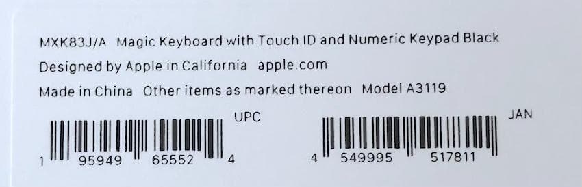 極上優良品｜USB-C｜ブラック｜Touch ID｜Magic Keyboard