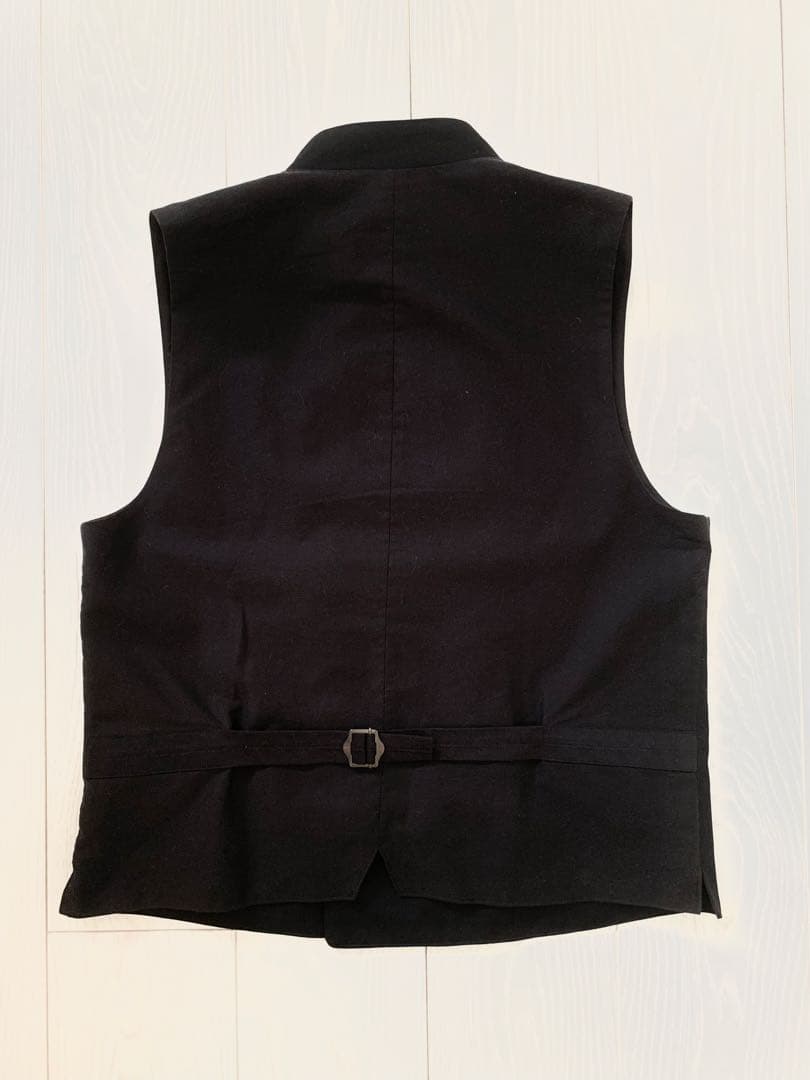 美品★S'YTE★ブラックダブルブレストスタンドカラージレベスト