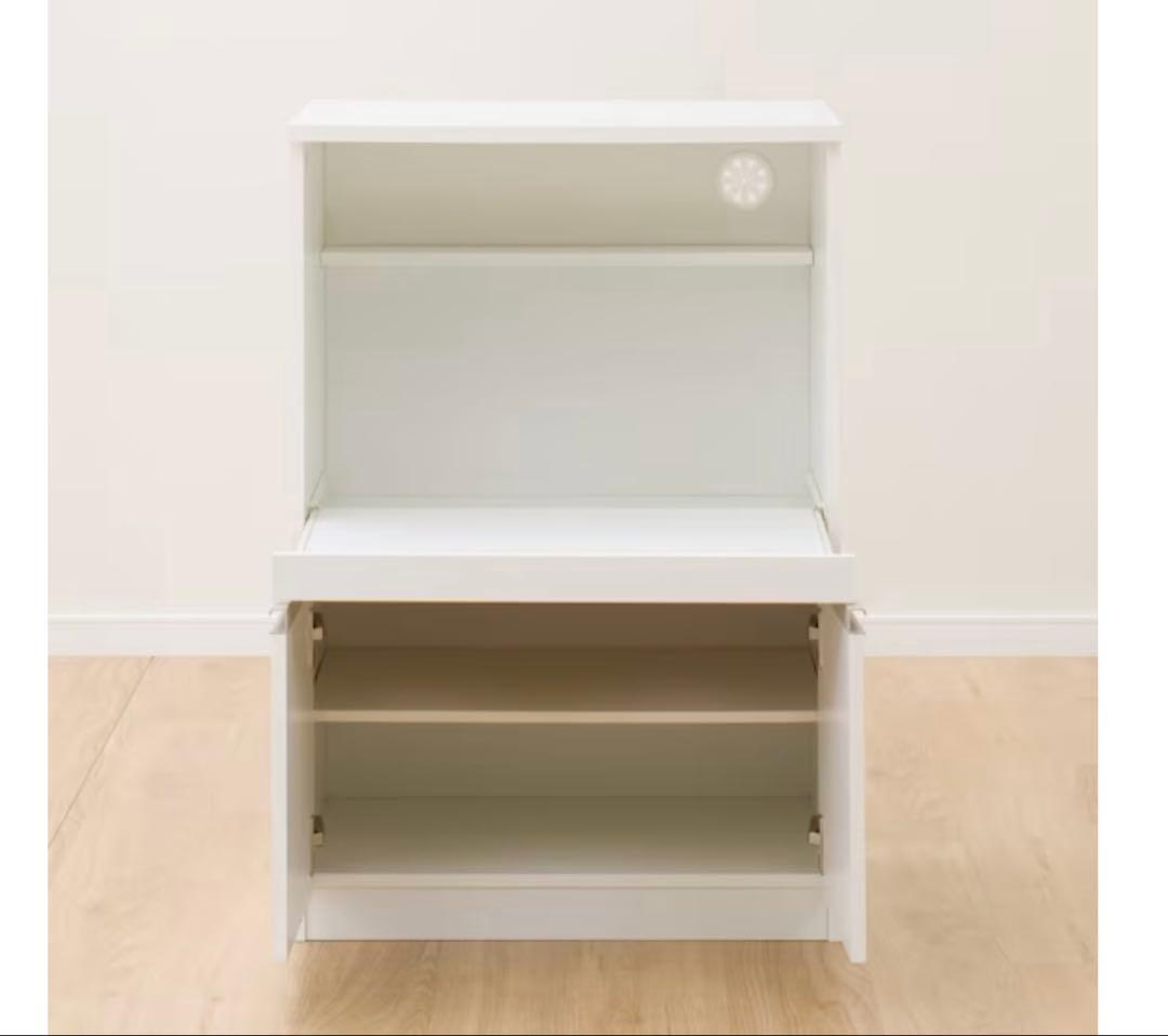 ニトリ レンジ台 フォルムN RE9060 WH