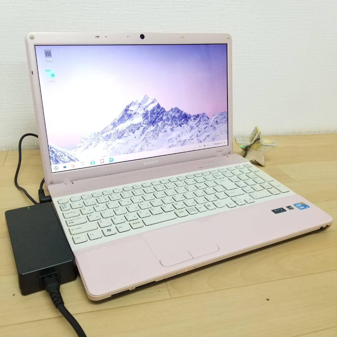 新品SSD レアカラー i5搭載 BD搭載 ノートPC SONY (E2139)
