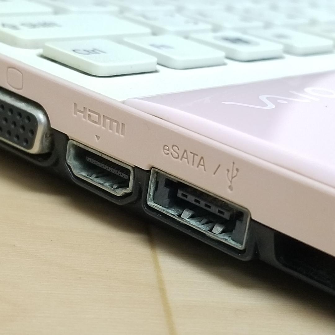 新品SSD レアカラー i5搭載 BD搭載 ノートPC SONY (E2139)