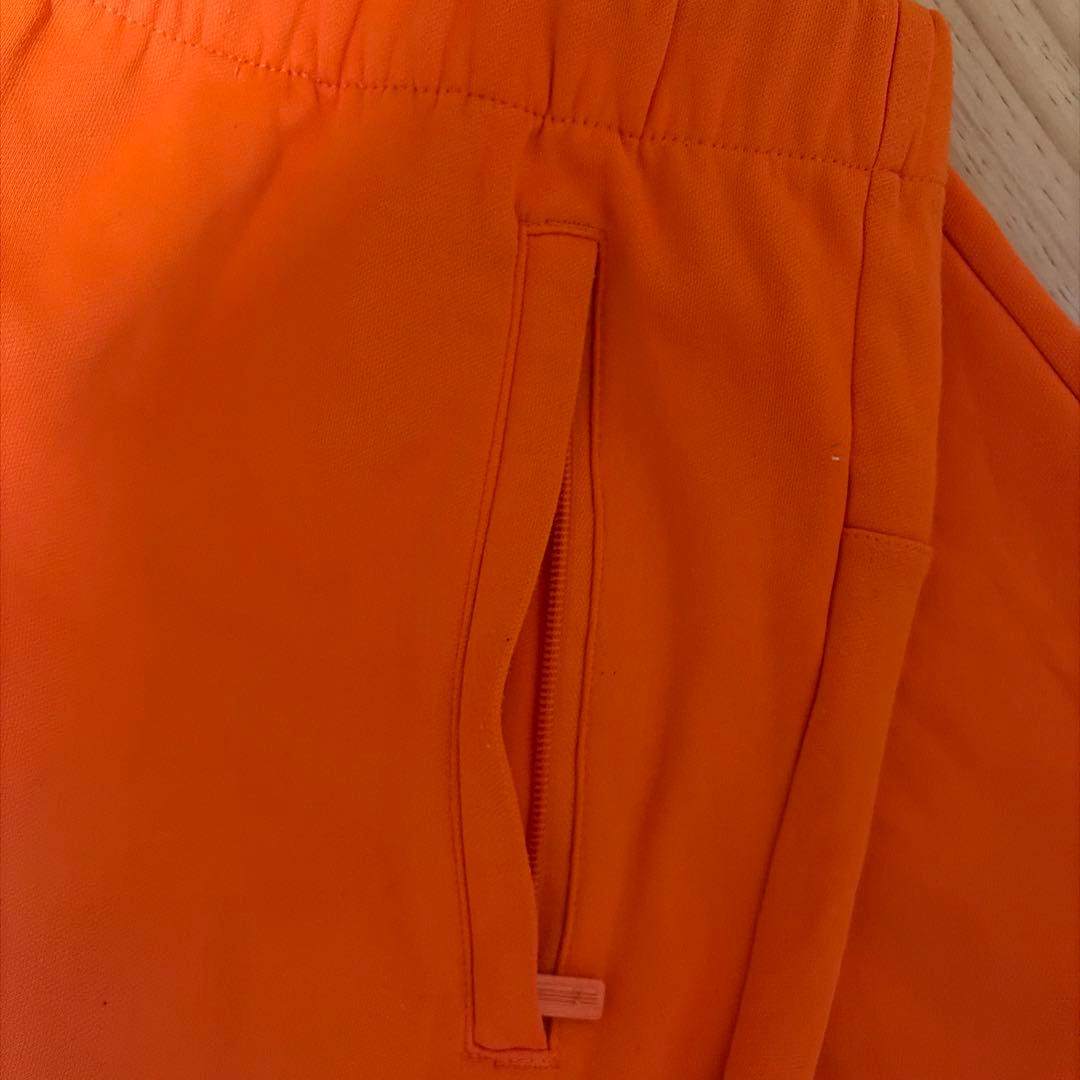 Y-3 オレンジ パンツ ジッパーポケット付き