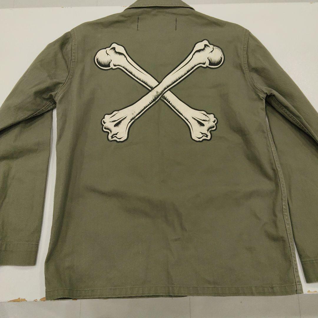 希少　USMC 骨デザイン ボーン　ジャケット オリーブドラブ　ミリタリー