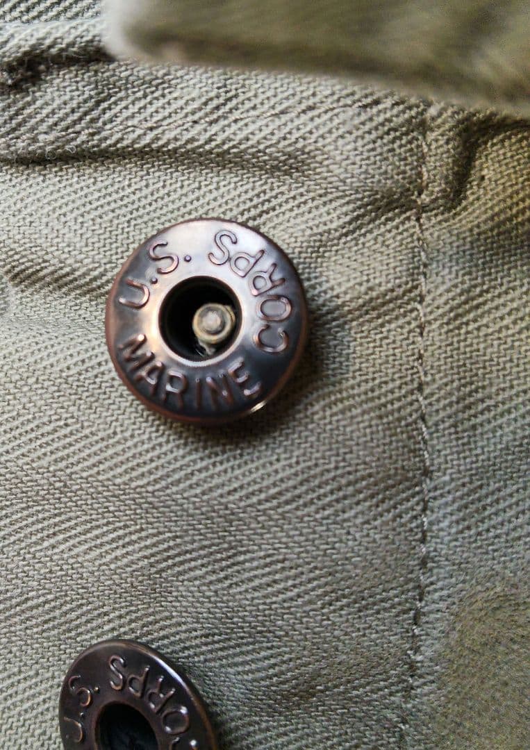 希少　USMC 骨デザイン ボーン　ジャケット オリーブドラブ　ミリタリー