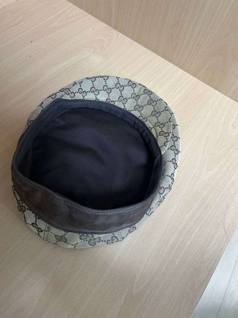 GUCCI グッチ　ハンチング　GG柄　美品