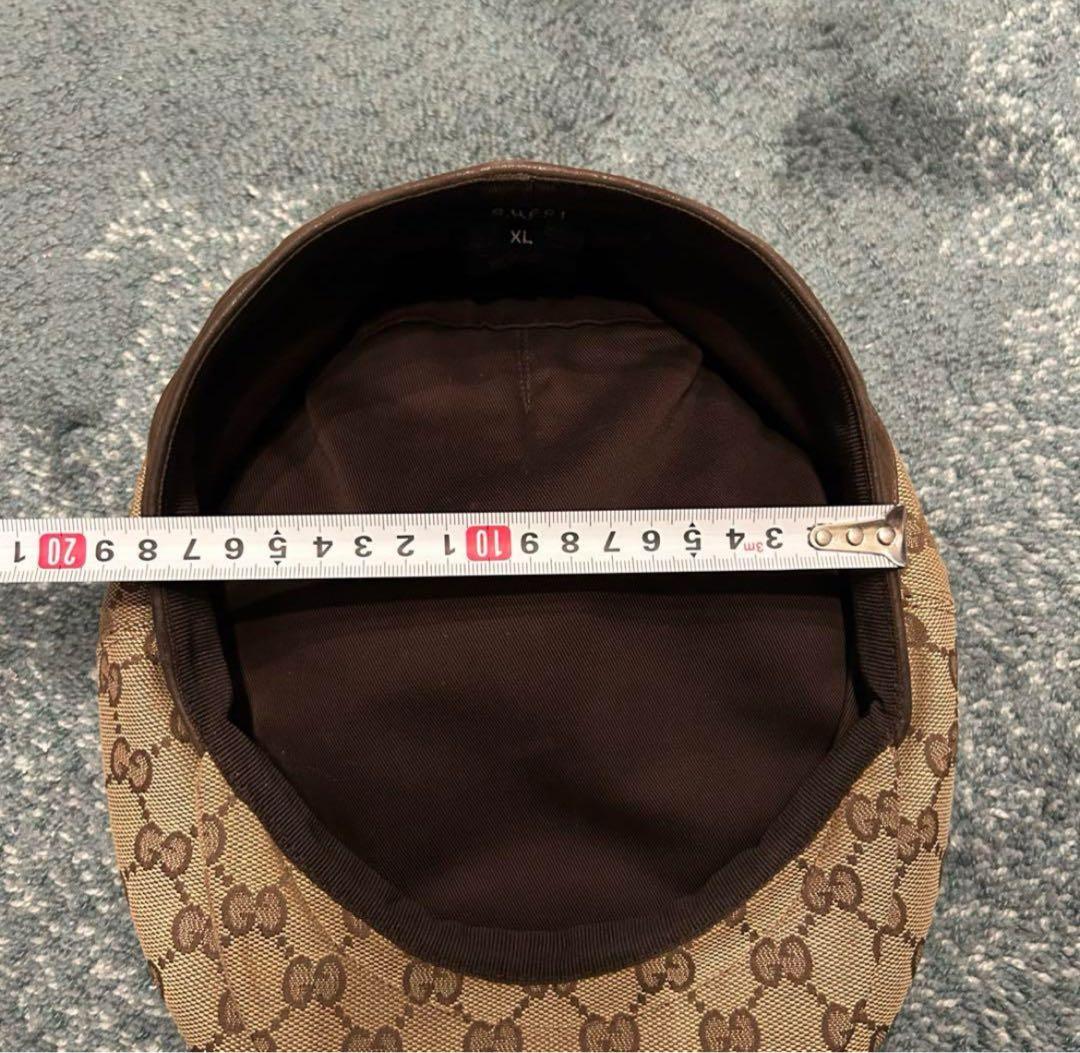 GUCCI グッチ　ハンチング　GG柄　美品