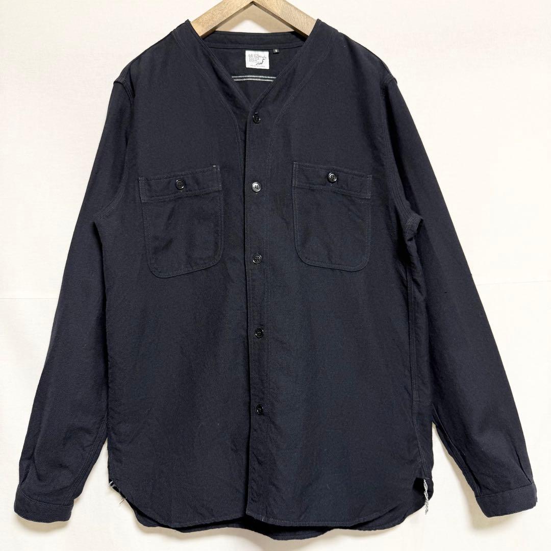 ⚫︎サイズ3！orslow リネンウールノーカラーシャツジャケット