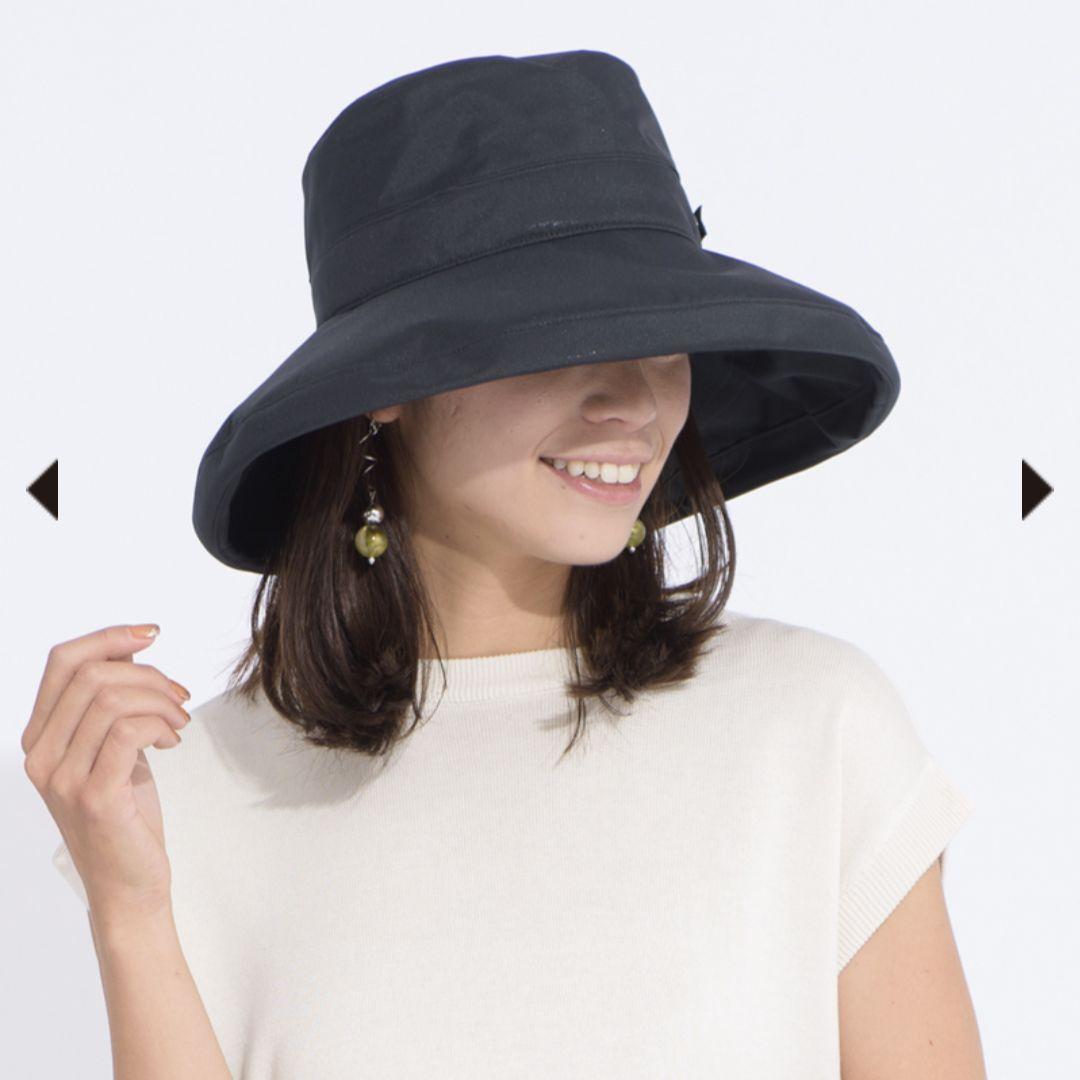 【美品】サンバリア100 トラベルハット　ブラック