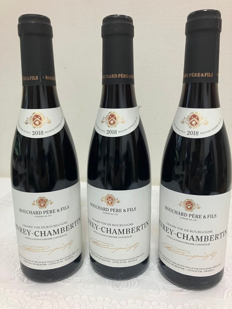 プシャールー ベール シャンベルタン 【2018】375ml 赤 ワイン　3本