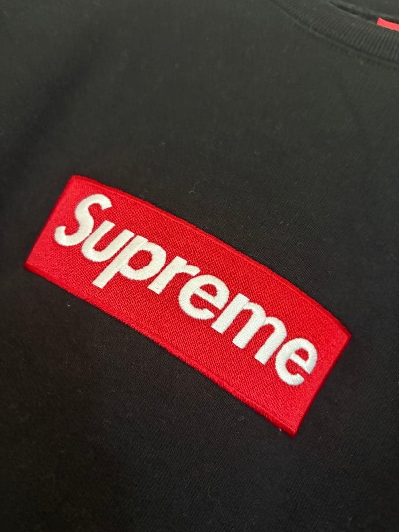 極美品Supreme Box Logo Crewneck Black