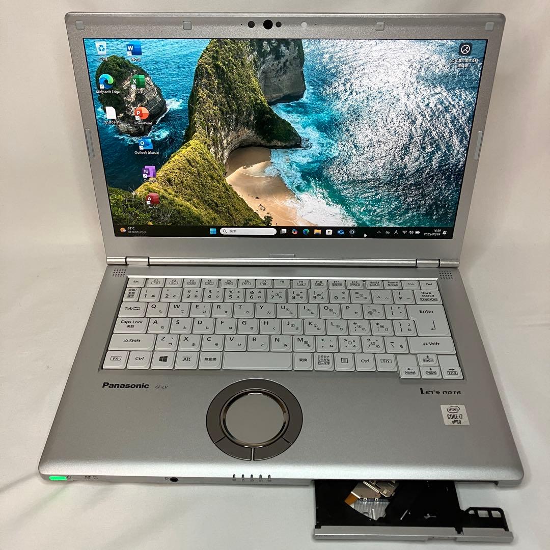 レッツノート LV9 i7 16GB 512GB 光学ドライブ バッテリー超優良