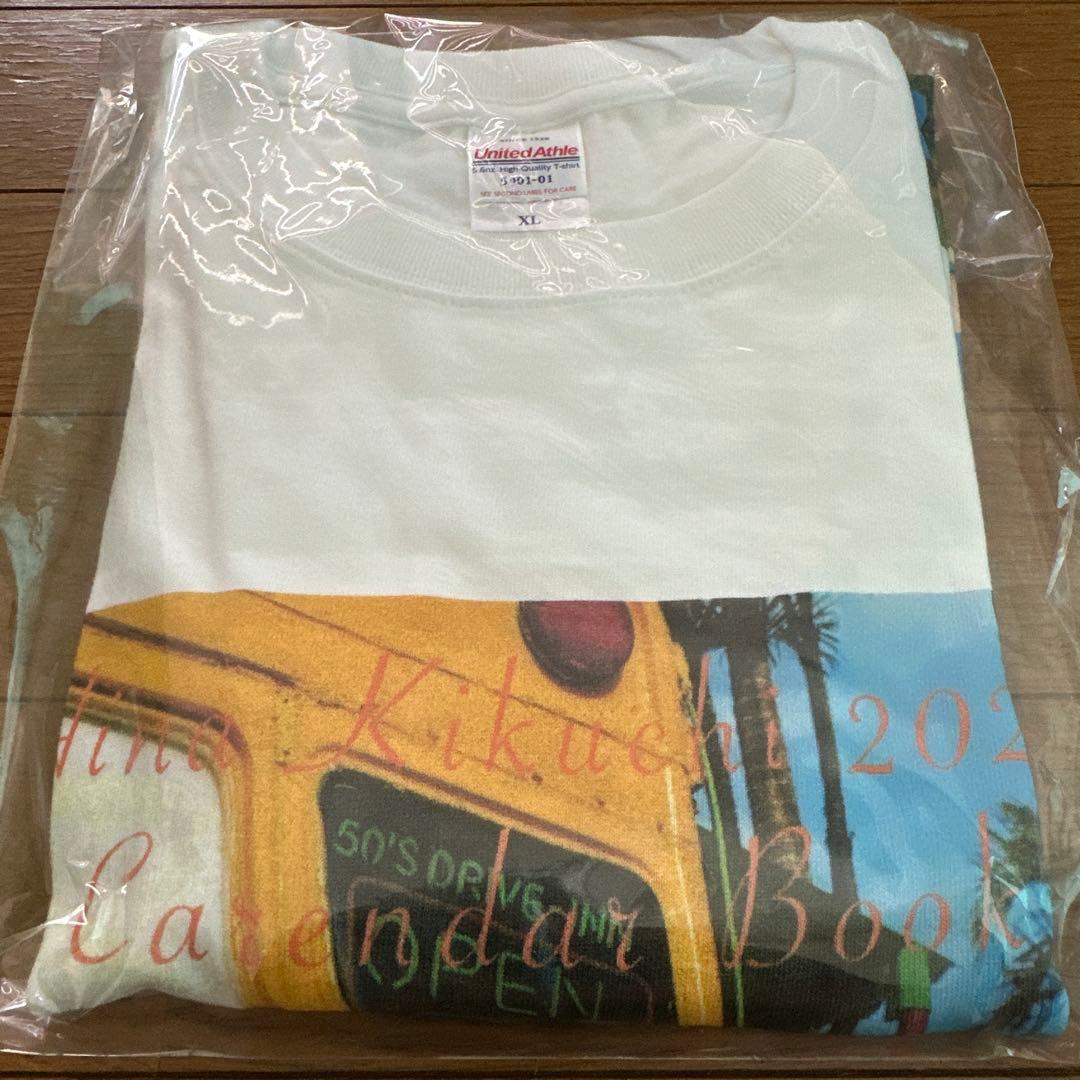 菊地姫奈 2025 カレンダーブック 特典サイン入りTシャツ