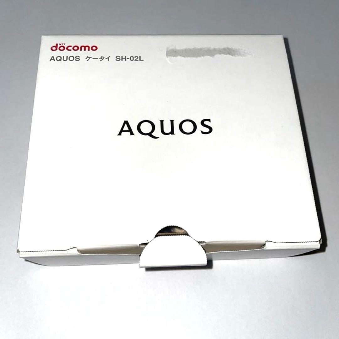 docomo AQUOS ケータイ SH-02L 本体 シルバー