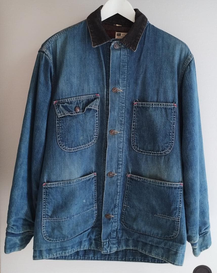 g*t様 USED　60s Sears デニムカバーオール 裏地付 S vint