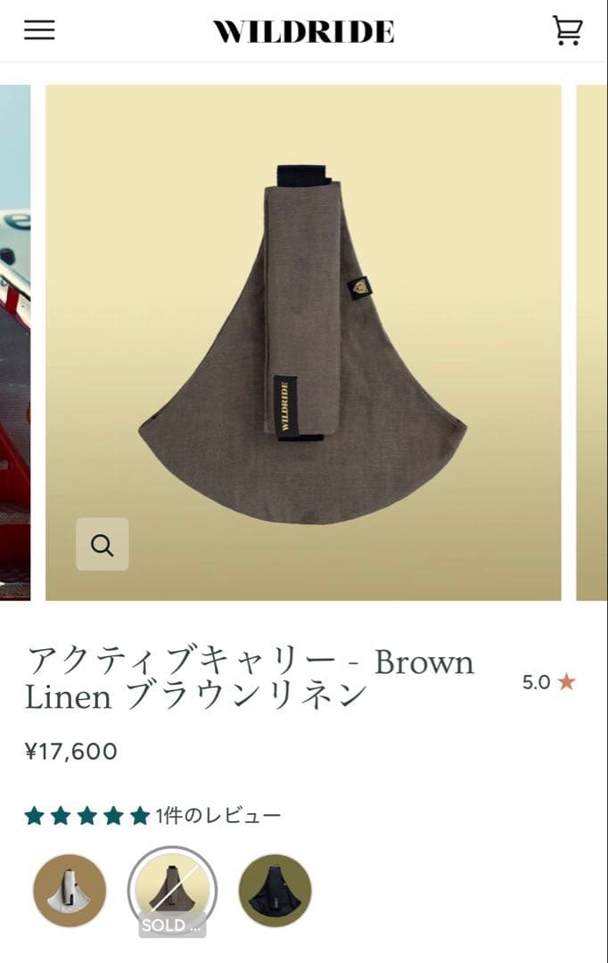 【papadog】WILDRIDE アクティブキャリー