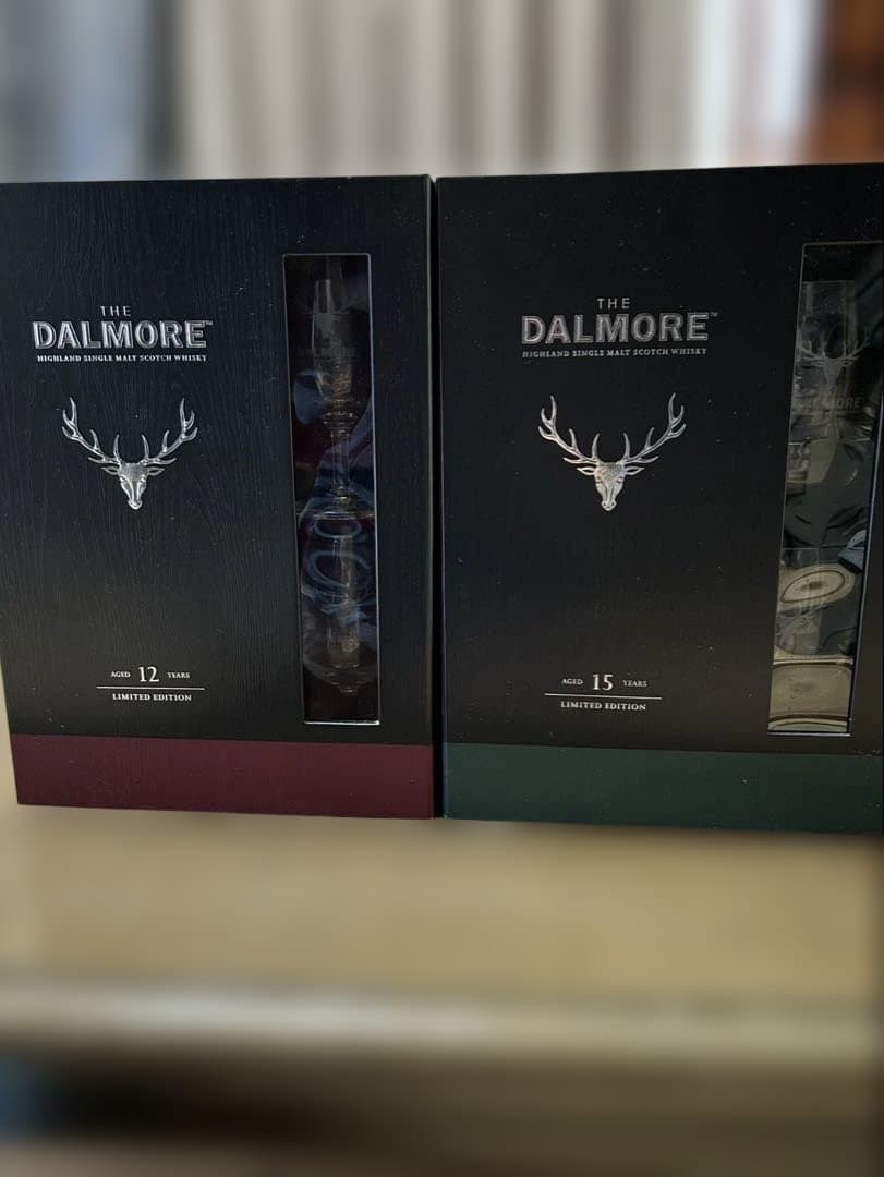 ダルモア 12年 & 15年 リミテッドエディション グラス付き ギフトボックス